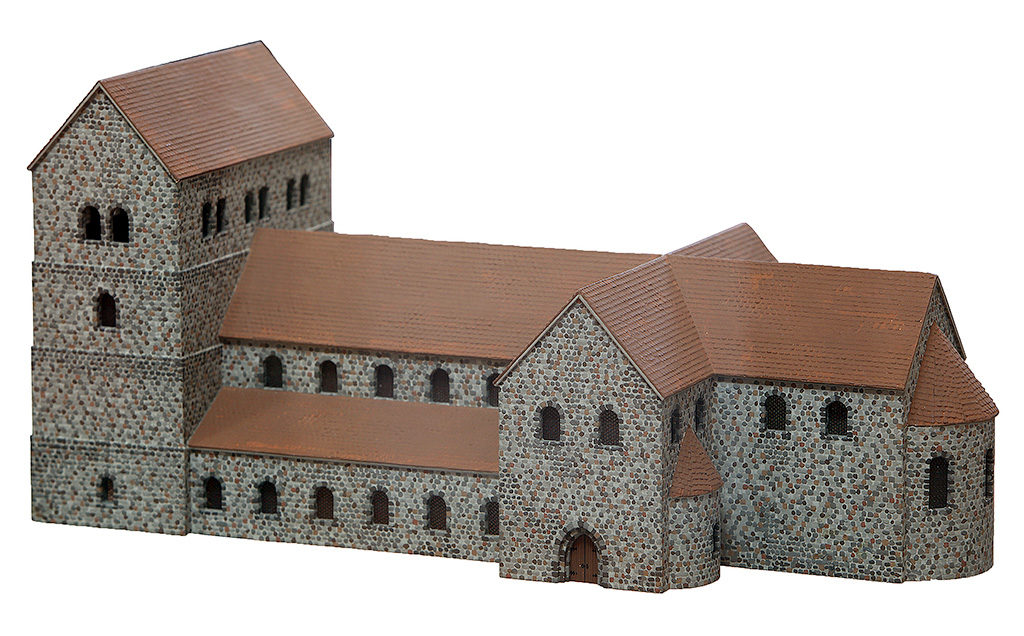 Modell der romanischen Nikolaikircher