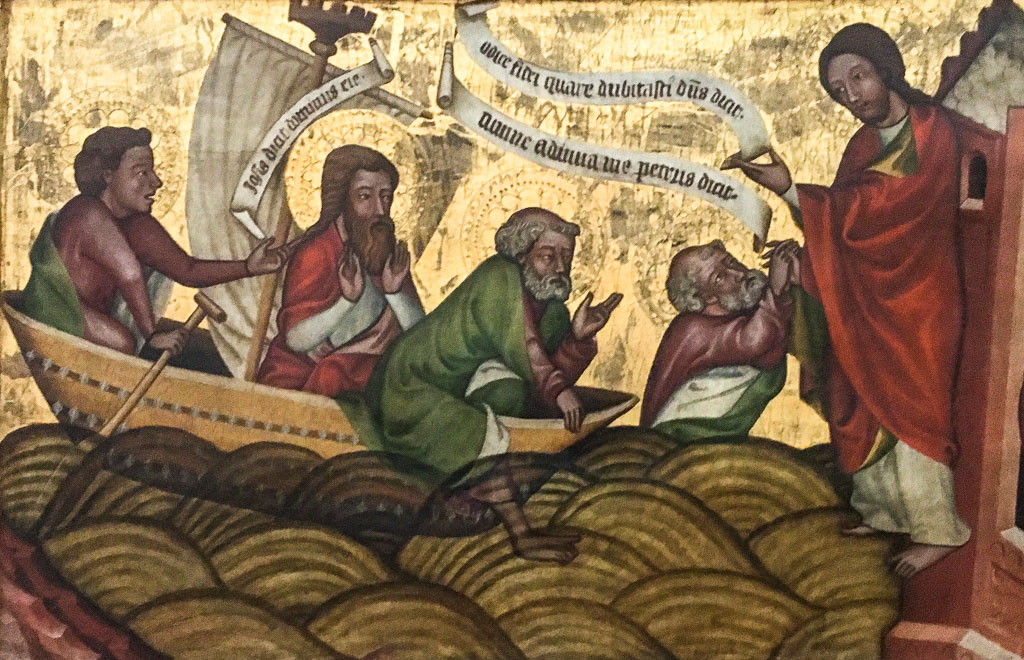Petrus auf dem See Genezareth