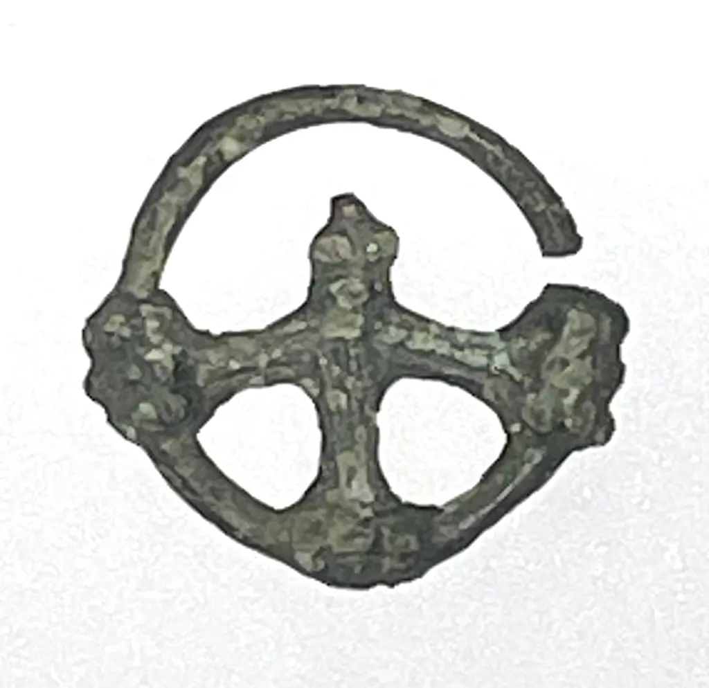 Romanisches Radkreuz. Fund aus dem Havelland.